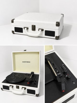 Giradischi Musitrend Bianco e Nero