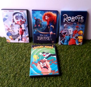 Lote 4 Películas DVD Animación