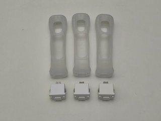 3 Motion Plus Blancos Nintendo Wii + 3 Fundas