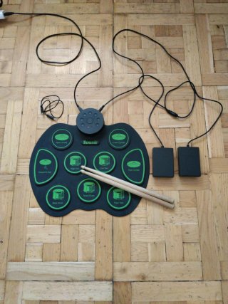 Batería Electrónica Bonvvie con Baquetas