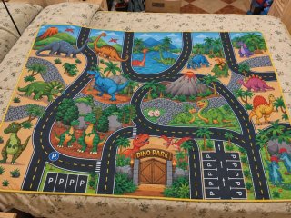 Alfombra de juegos infantil 1m.×1,40