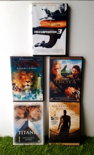 Lote de 5 Películas en DVD