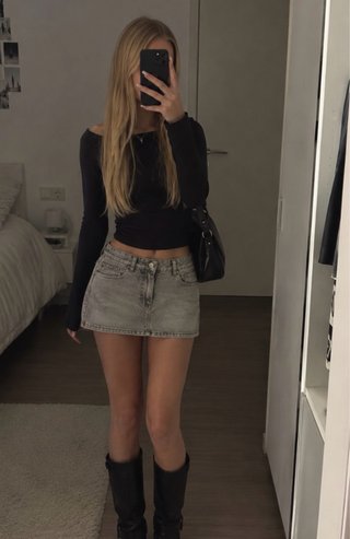 Minifalda vaquera