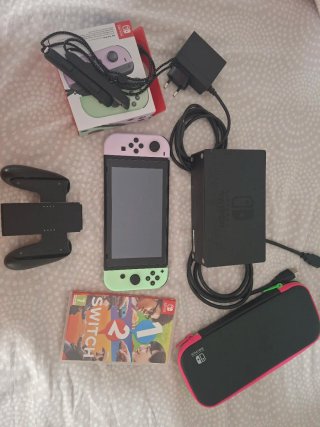 Nintendo Switch con juego y microSD 128GB