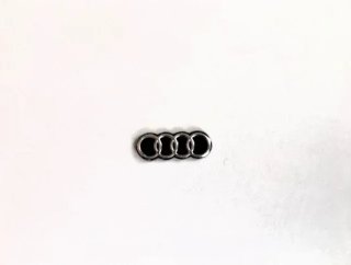 Logo llave Audi 16 mm plata