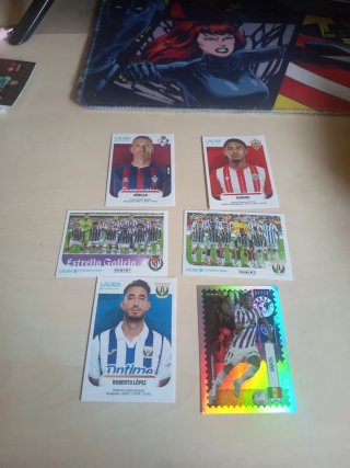 Lote de 6 Cartas de Fútbol Panini LaLiga