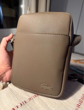 Bolso bandolera Lacoste marrón