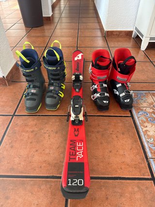 Botas y esquís de niño Nordica Fischer
