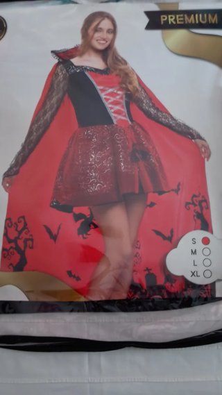 Disfraz Vampiresa Deluxe Talla S