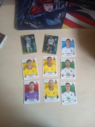 Lote de 8 Cartas de Fútbol Panini LaLiga