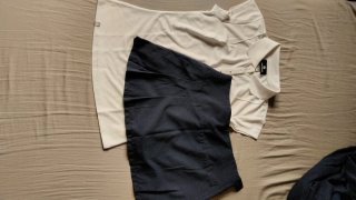 Conjunto pádel polo y falda con pantalón