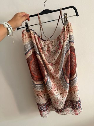 Vestido Estampado de Tirantes nuevo