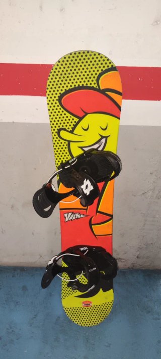 Tabla Snowboard Volkl + Fijaciones 126 cm