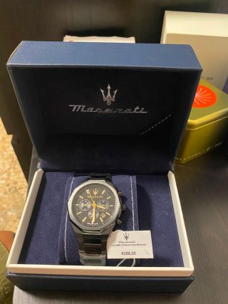 Reloj Maserati Cronógrafo Negro