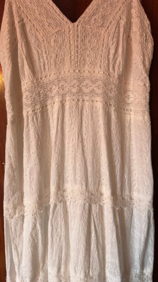 Vestido largo blanco