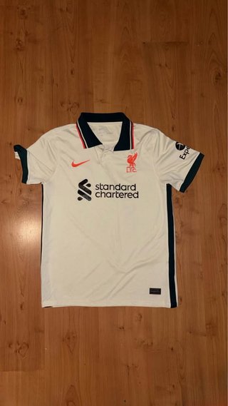 Camiseta Liverpool Nike Blanca Talla M