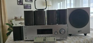 Amplificador Sony Home Cinema Plata