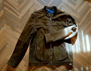 Cazadora de Ante Massimo Dutti (Talla M) - Piel
