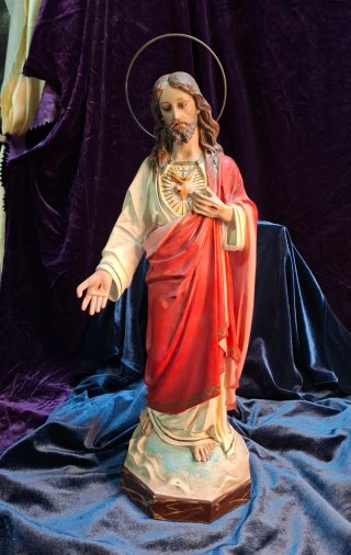 Figura Sagrado Corazón de Jesús (Siglo XX)