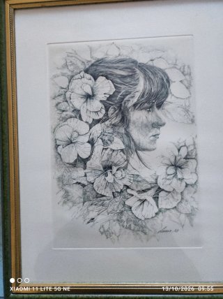 Incisione a bulino-La Primavera