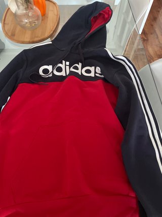 Sudadera adidas Negra y Roja