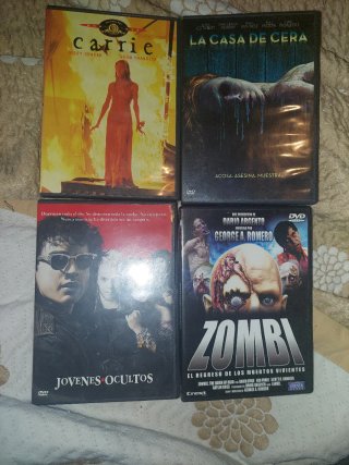 Lote de 4 Películas de Terror en DVD