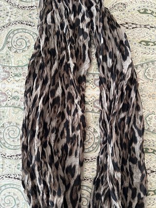 Pañuelo con Estampado de Leopardo