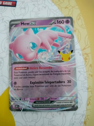 Carta Pokémon Mew ex 30 Aniversario