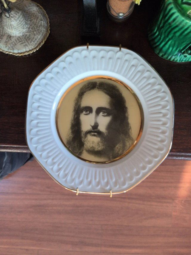 Plato Decorativo Religioso