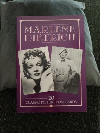 Set di 20 cartoline di Marlene Dietrich