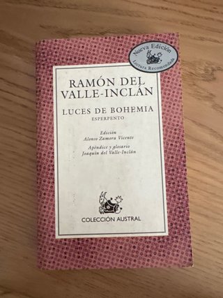 Luces de bohemia: esperpento