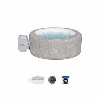 Bañera de Hidromasaje Hinchable Lay-Z-Spa Zurich AirJet con Cubierta EnergySense 2-4 Personas