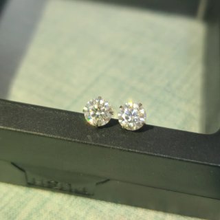Pendientes Plata 925 Moissanita