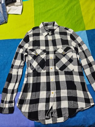 Camisa cuadros invierno mujer