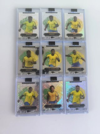 Set de 9 Cromos Wild Card Brasil