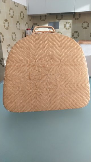 Borsa in paglia vintage anni 60