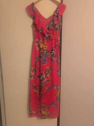 Vestido largo floral Springfield