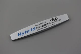 Emblema lateral hybrid Hyundai mate