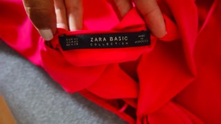 Camiseta Zara Rosa Talla XS