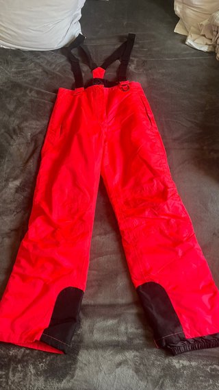 Pantalones de esquí Crivit rojos Talla: 150 cm