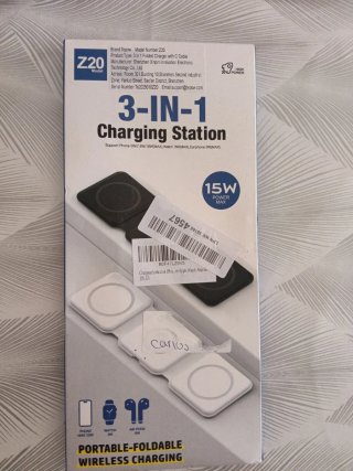 Cargador 3 en 1 Plegable Inalámbrico
