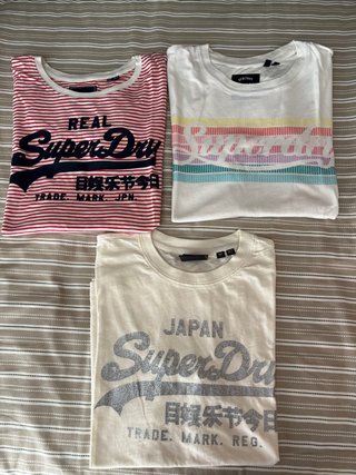 Pack 3 Camisetas Superdry Mujer