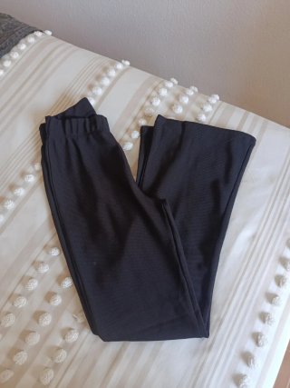 Leggings campana negros talla 11-12
