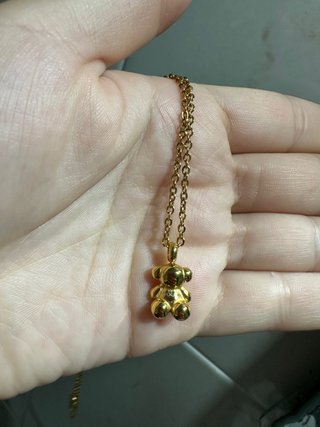 Collar Tous Oso Dorado acero inoxidable