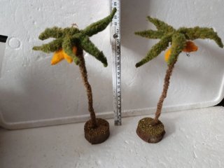 2 Palme Vintage per Presepe