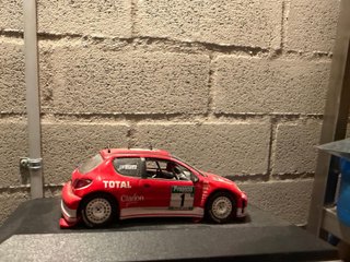Miniatura de colección Peugeot 206 WRC, 2003