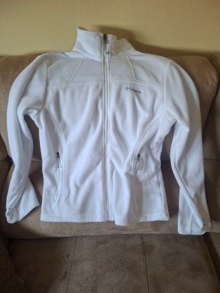 Chaqueta Polar Columbia Blanca