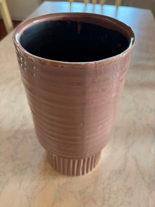 Vaso ceramica marrone