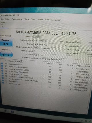 SSD Kioxia Exceria 480GB SATA