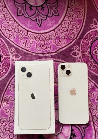iPhone 13 Blanco/Dorado